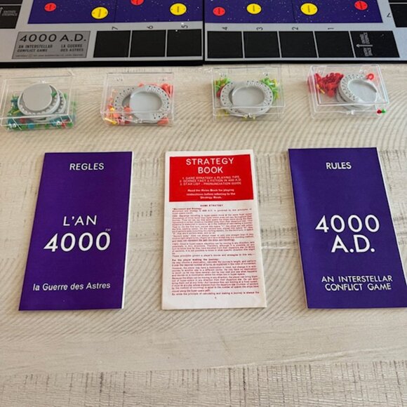 Vintage 1972 Waddington 4000 A.D. An Interstellar Conflict Game - Picture 4 of 9